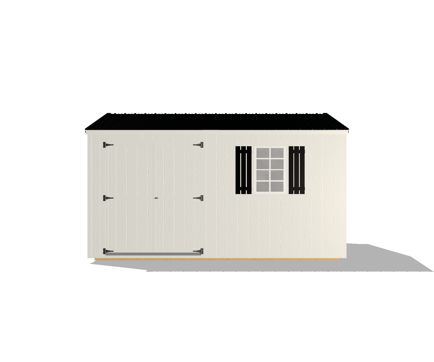 PRE-OWNED 10' x 16' Painted "Side Utility" - Image 4