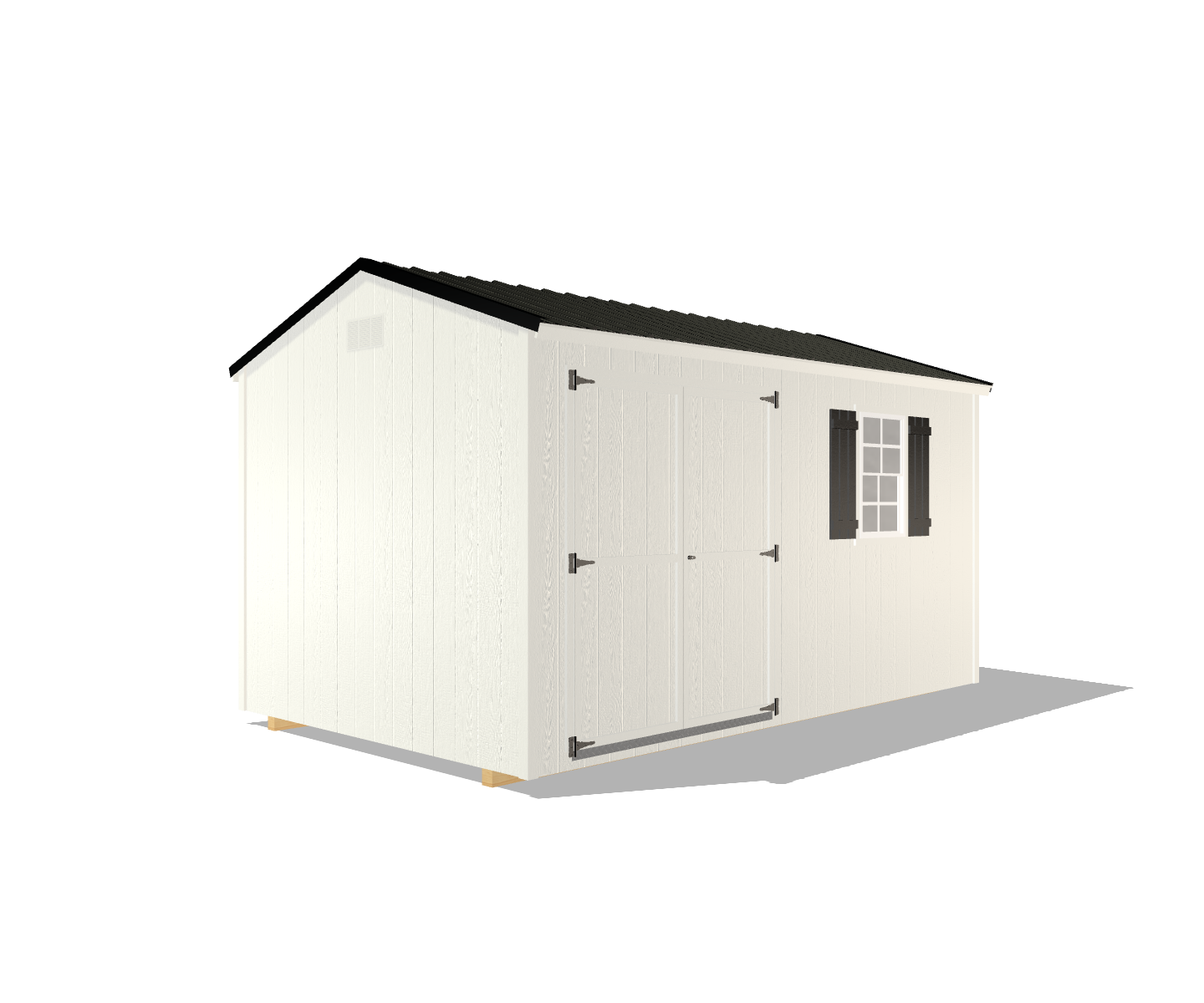 PRE-OWNED 10' x 16' Painted "Side Utility" - Image 2