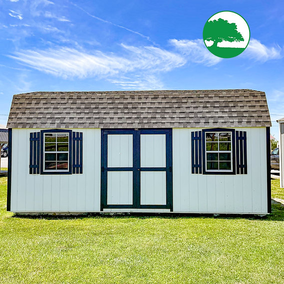 12' x 20' Painted "Side Lofted Barn"