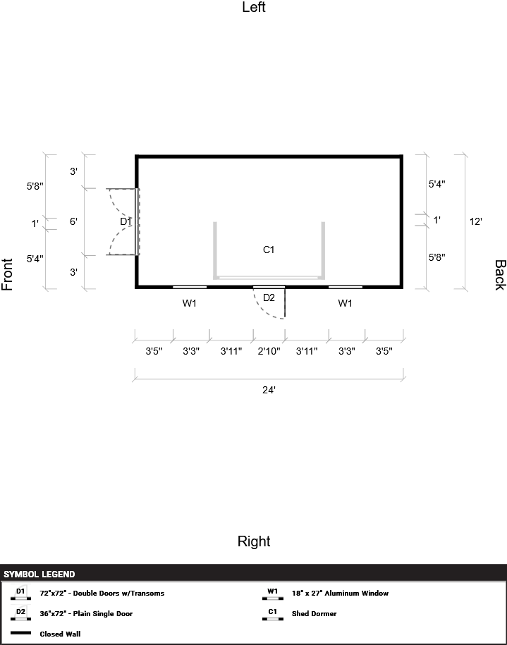 12' x 24' Painted "Lexington" - Image 12