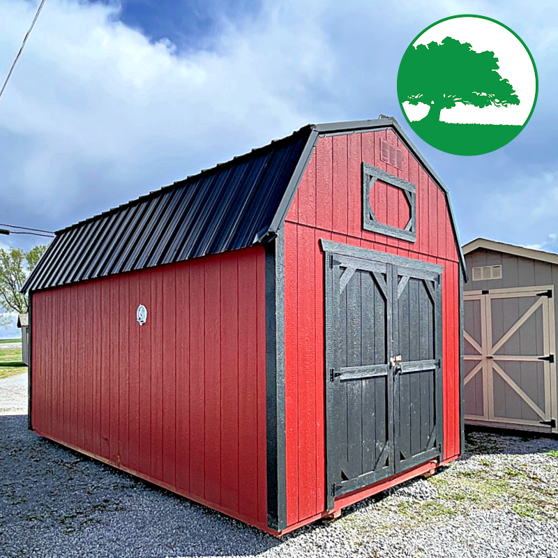 PRE-OWNED 10' x 16' Painted "Lofted Barn" - Image 2