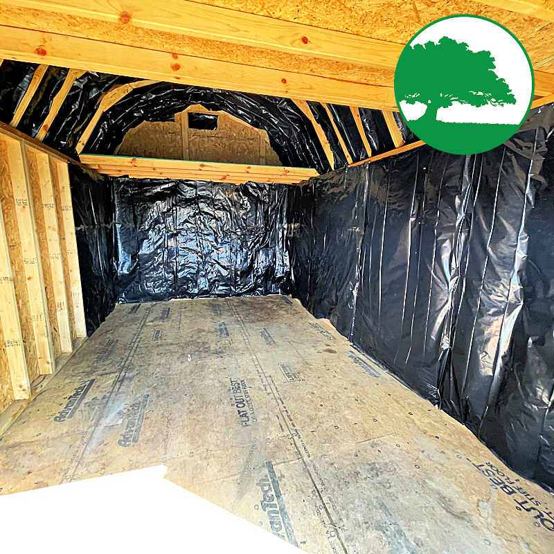 PRE-OWNED 10' x 16' Painted "Lofted Barn" - Image 3