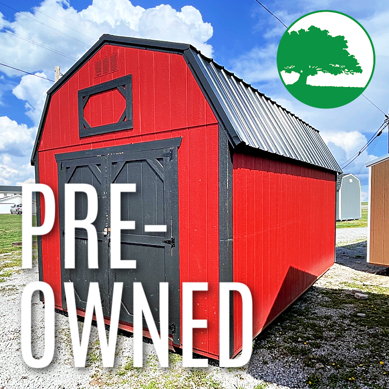 PRE-OWNED 10' x 16' Painted "Lofted Barn"