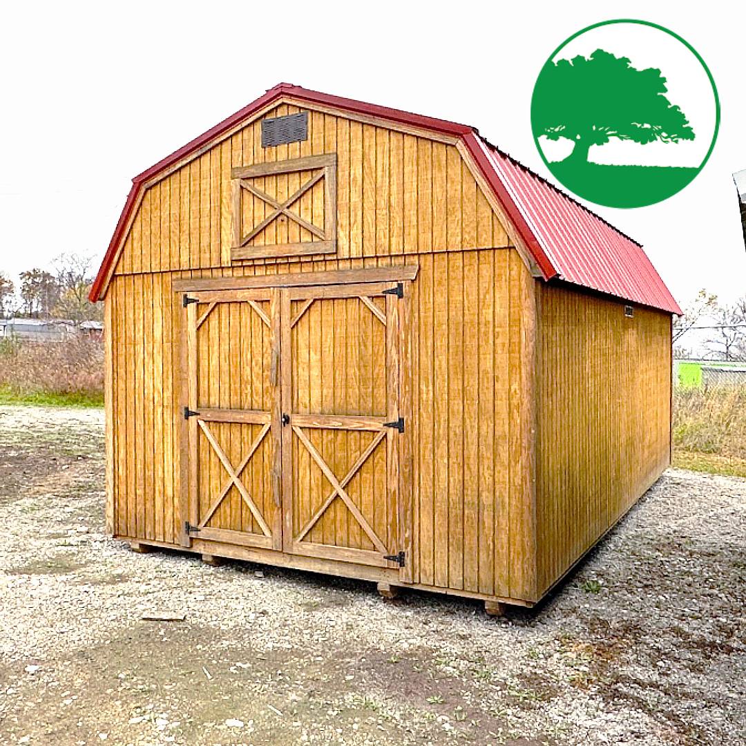 PRE-OWNED 12' x 20' Treated "Lofted Barn" - Image 6