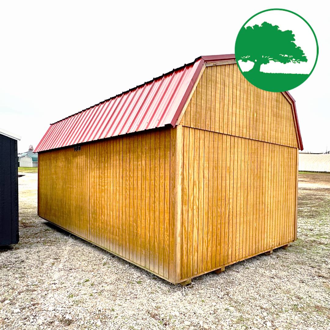 PRE-OWNED 12' x 20' Treated "Lofted Barn" - Image 3