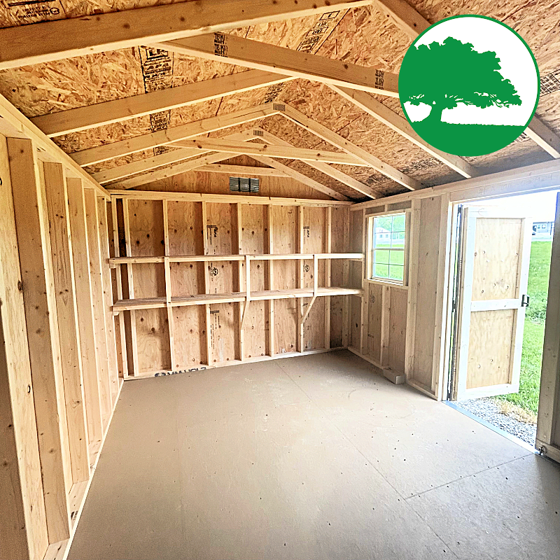 10' x 16' Painted "A-Roof / Side Utility" - Image 4