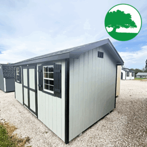 10' x 16' Painted "A-Roof / Side Utility"