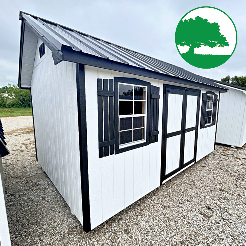 10' x 16' Painted "Lancaster / Side Utility"