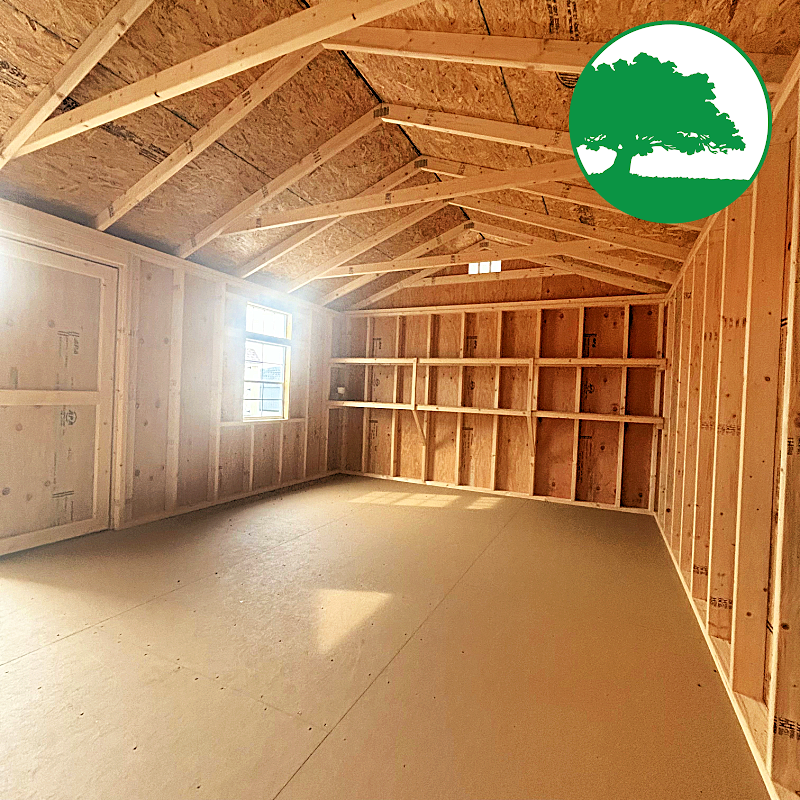 12' x 24' Painted "A-Roof / Side Utility" - Image 2