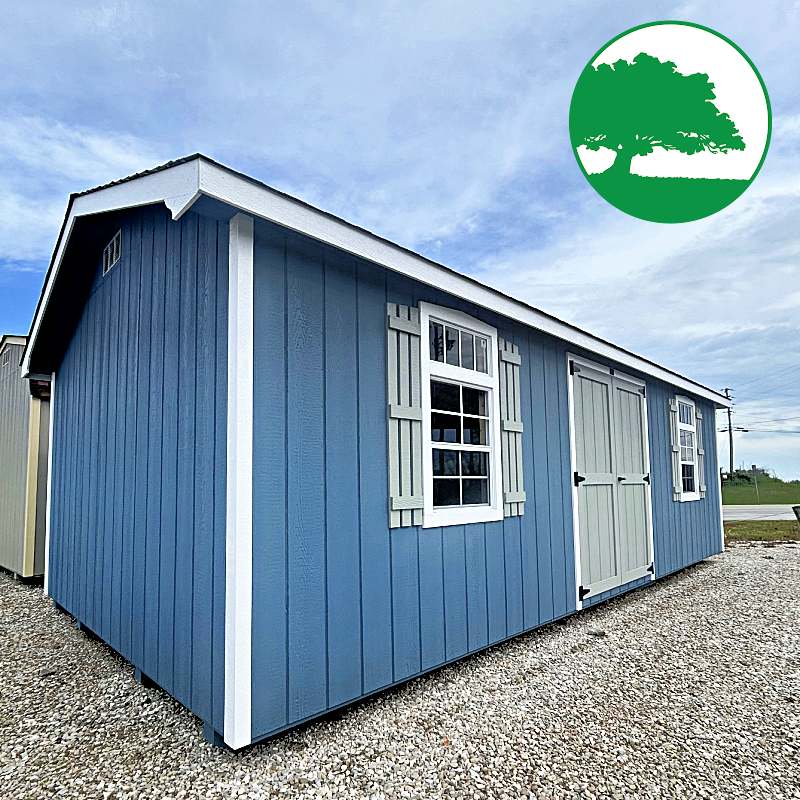 12' x 24' Painted "A-Roof / Side Utility"