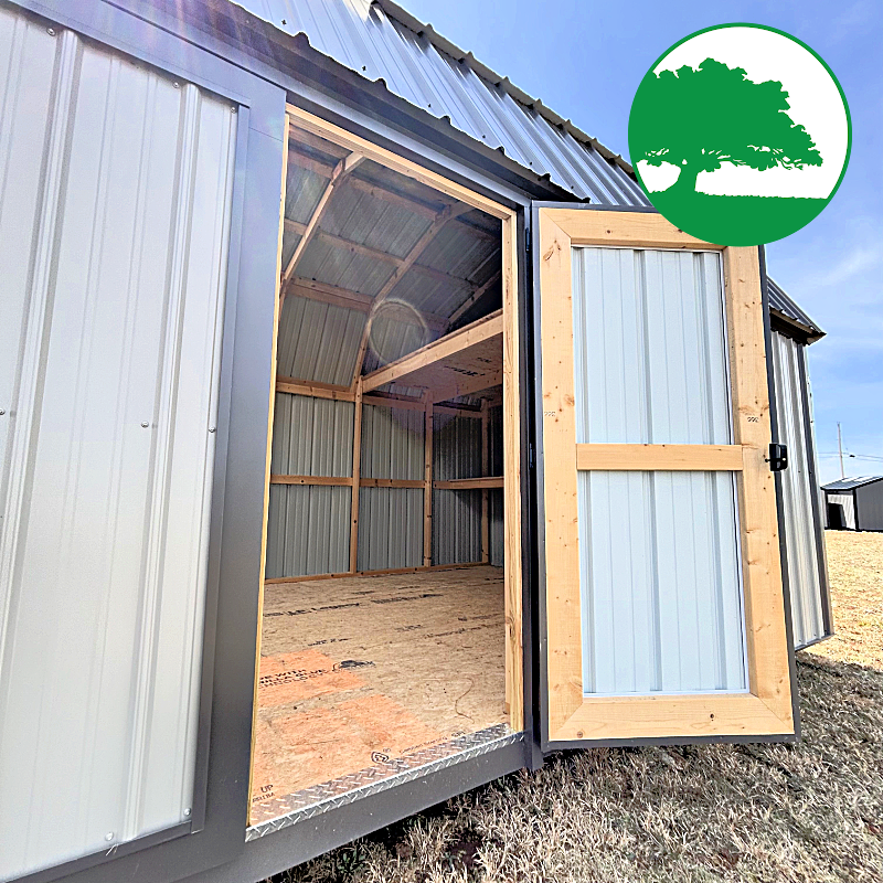 12' x 24' Metal "Side Lofted Barn" - Image 2