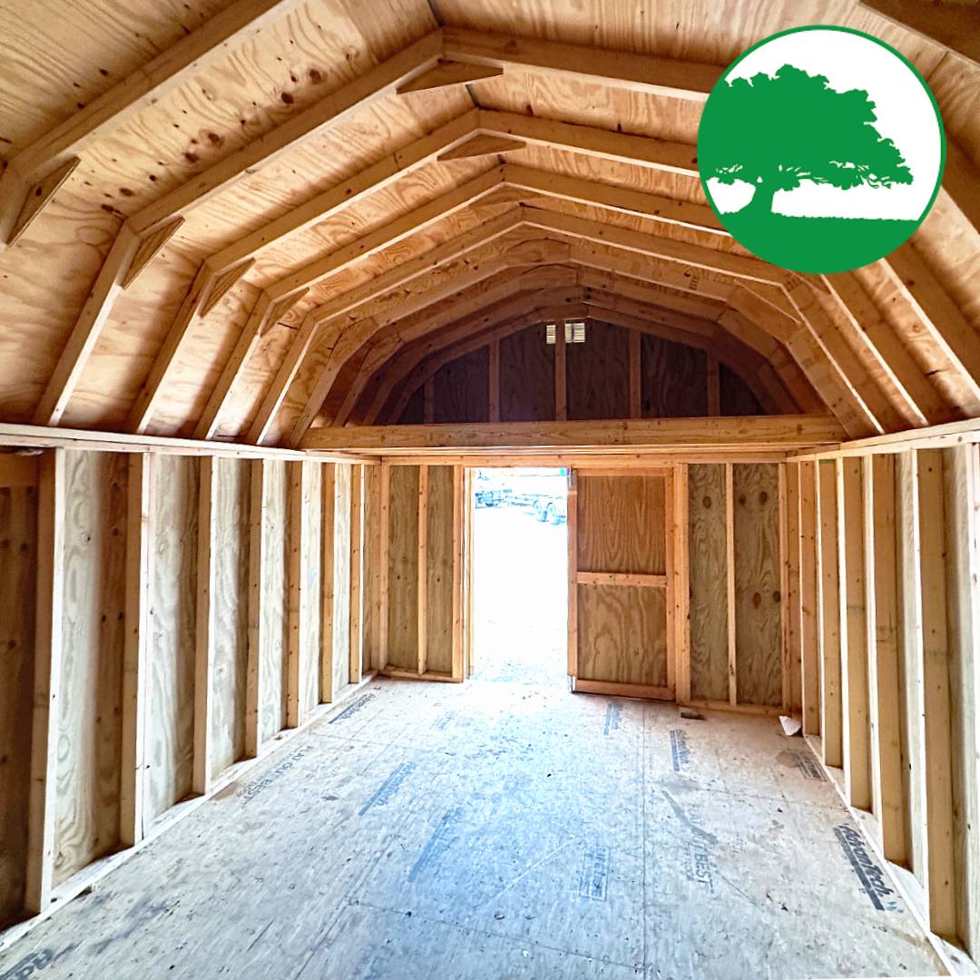 PRE-OWNED 12' x 20' Treated "Lofted Barn" - Image 2