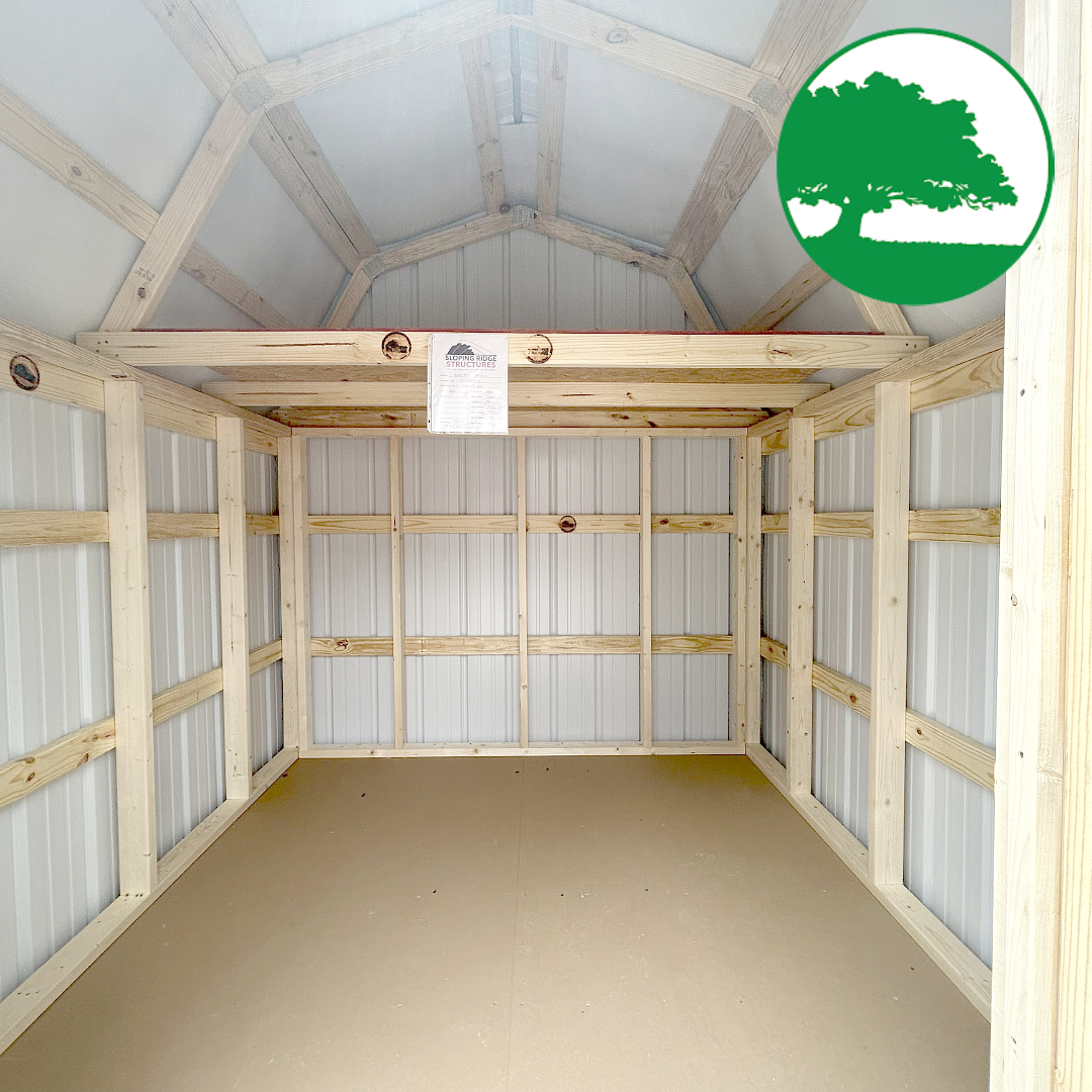 8' x 8' Metal "Mid Loft Barn" - Image 2