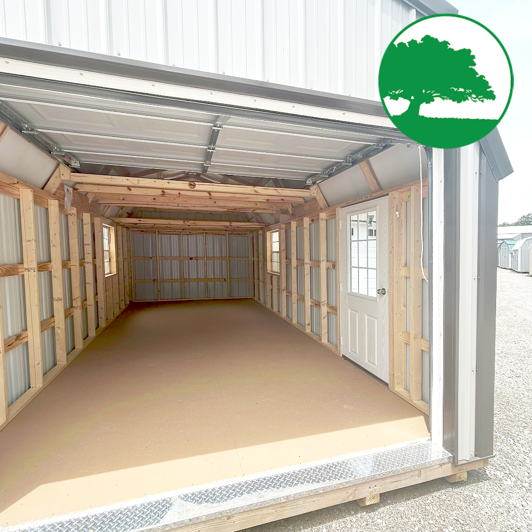 12' x 24' Metal "Lofted Garage" - Image 5