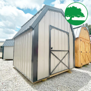 8' x 8' Metal "Mid Loft Barn"