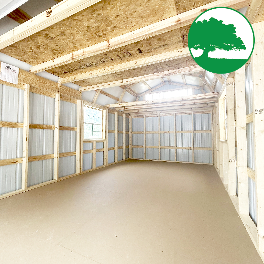 12' x 24' Metal "Lofted Garage" - Image 4