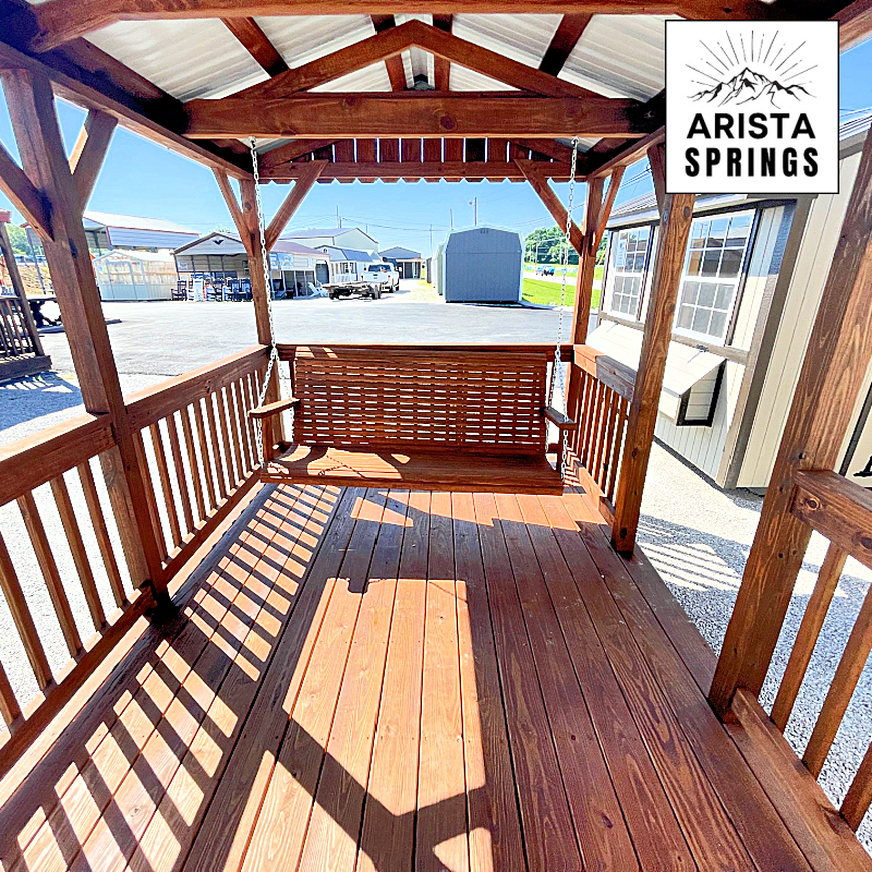 8' x 12' "Outdoor Oasis" w/ Swing - Image 2