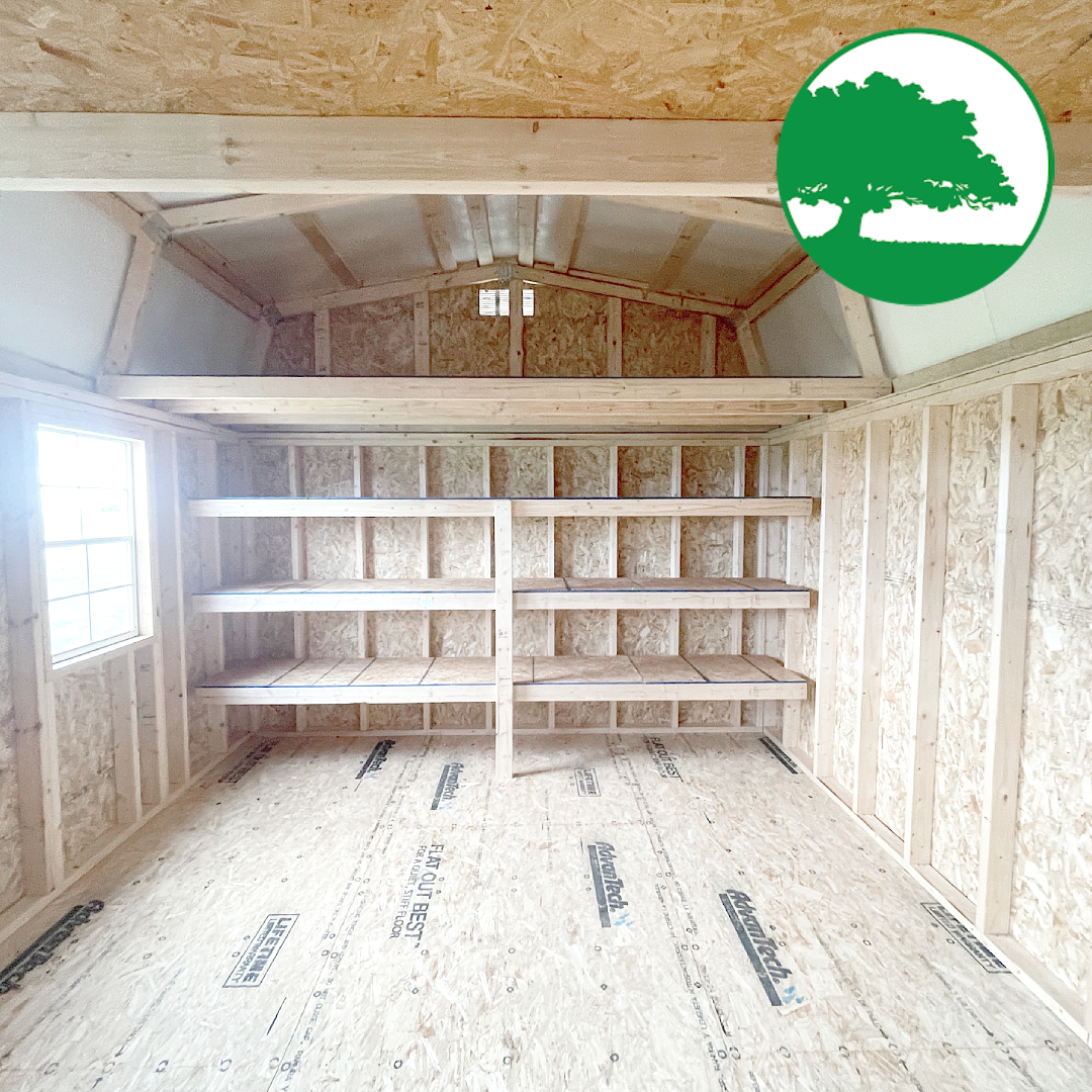 PRE-OWNED 12' x 24' Painted "Side Lofted / Workshop" - Image 8