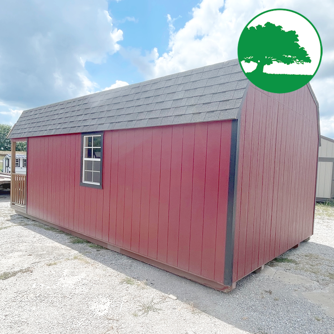 PRE-OWNED 12' x 24' Painted "Lofted Cabin" - Image 7