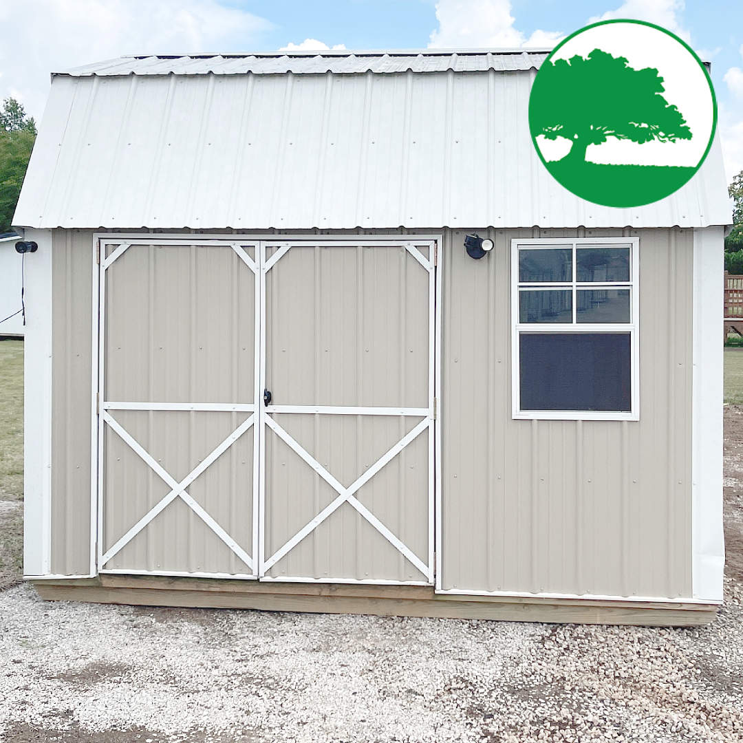 PRE-OWNED 10' x 12' Metal "Side Loft Barn" - Image 9