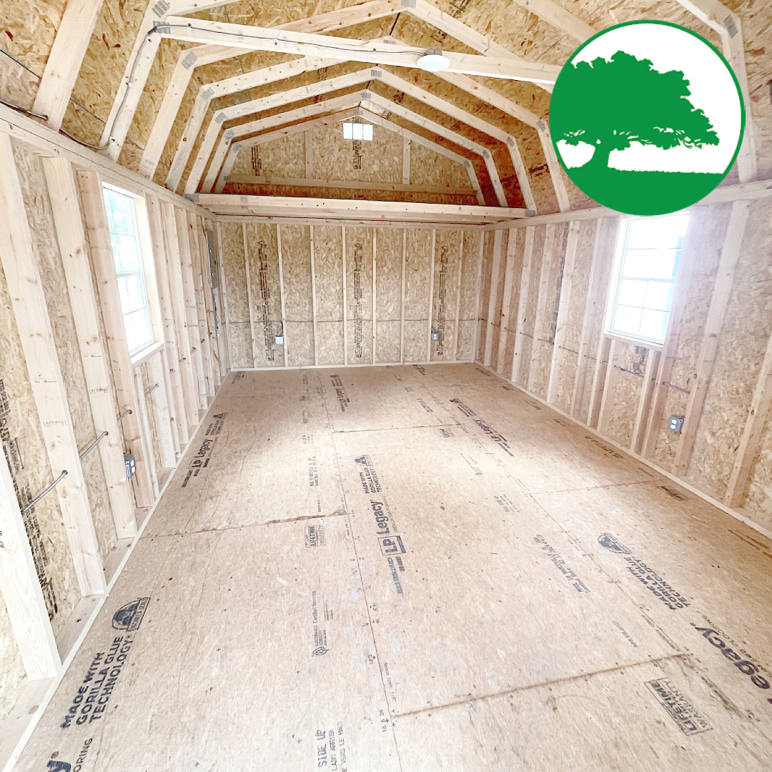 PRE-OWNED 12' x 24' Painted "Lofted Cabin" - Image 6