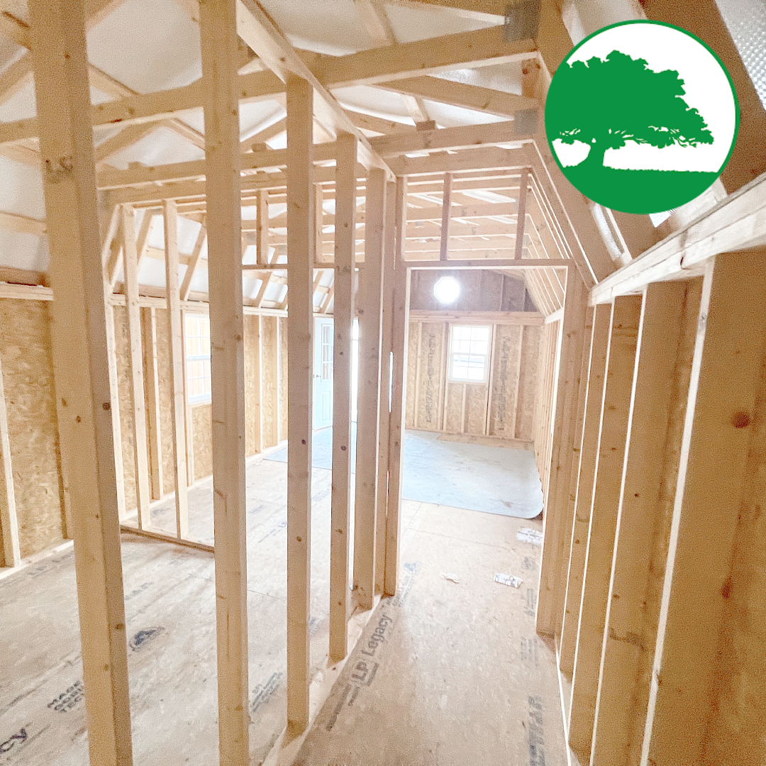 PRE-OWNED 12' x 28' Painted "Lofted Cabin" - Image 3