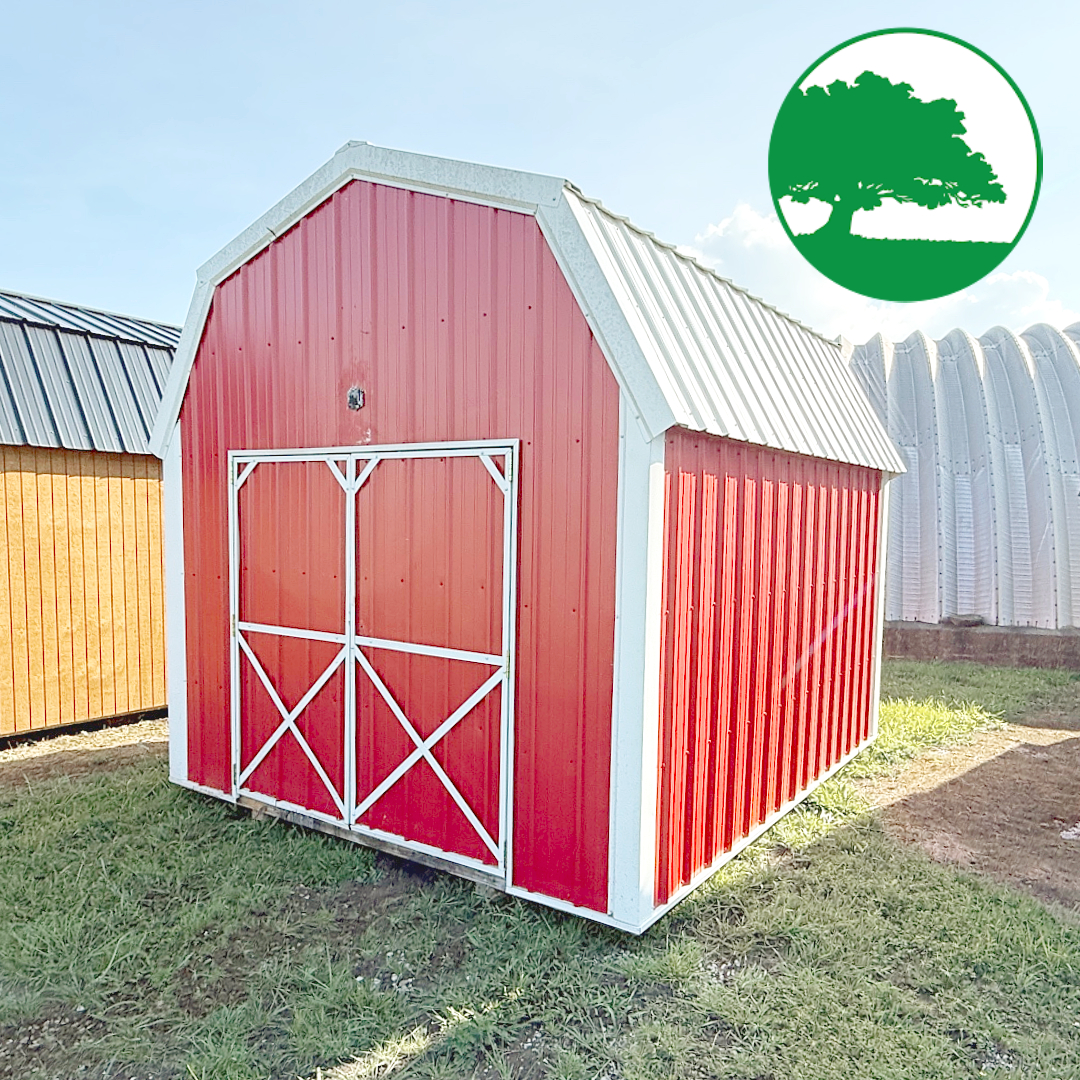 PRE-OWNED 10' x 12' Metal "Lofted Barn" - Image 2