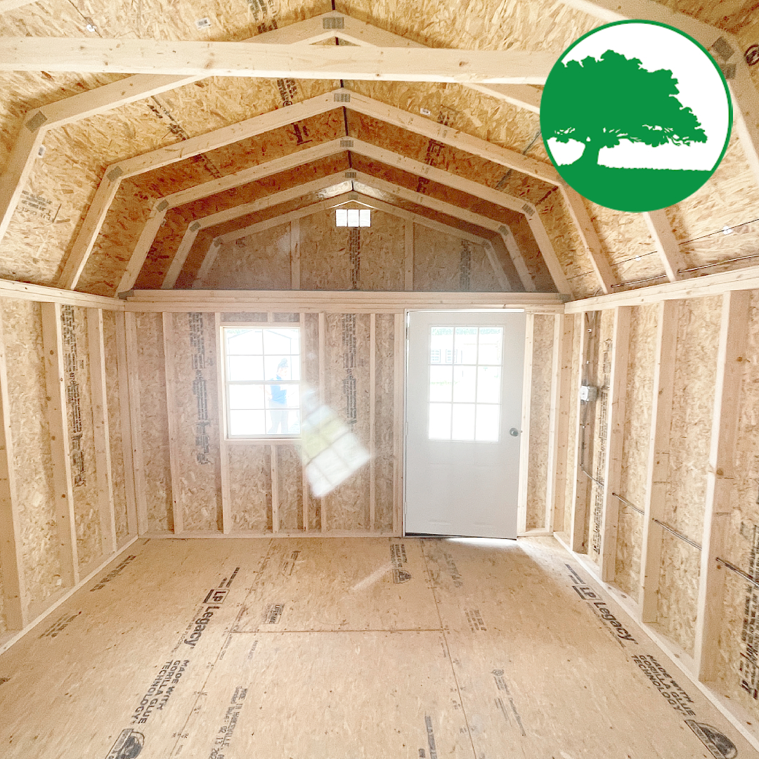 PRE-OWNED 12' x 24' Painted "Lofted Cabin" - Image 2