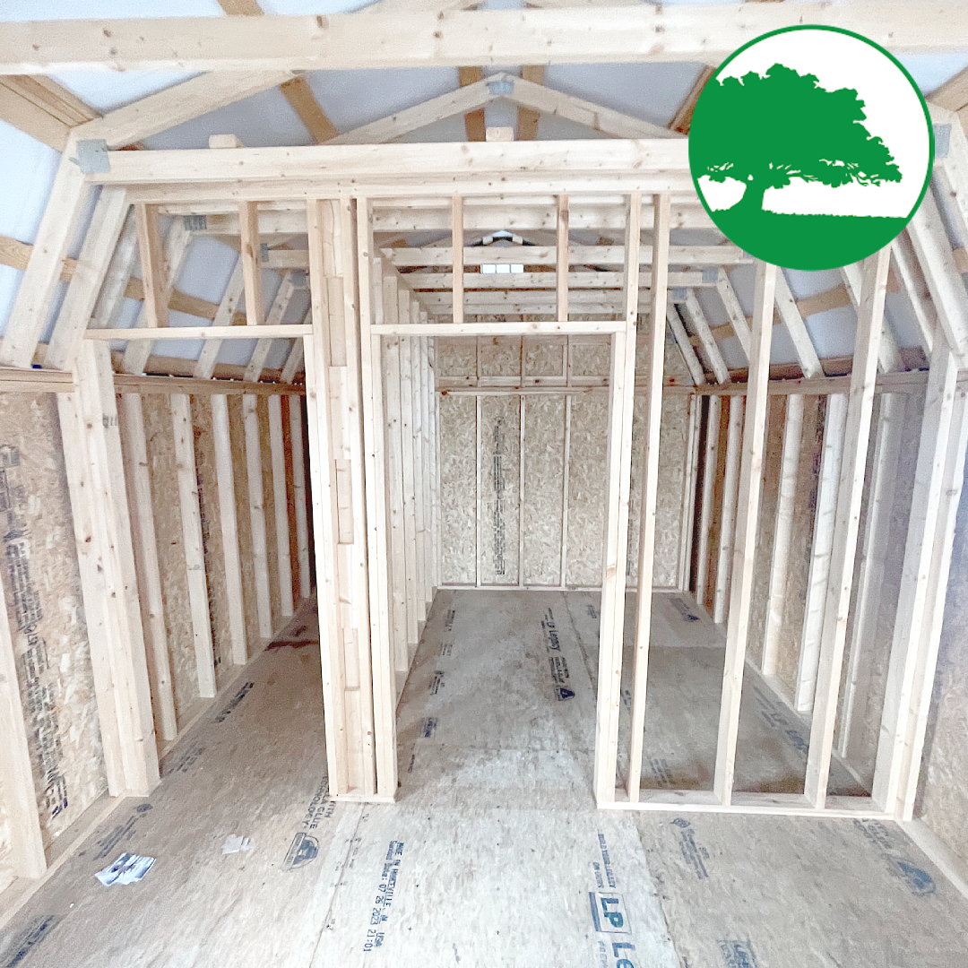 PRE-OWNED 12' x 28' Painted "Lofted Cabin" - Image 8