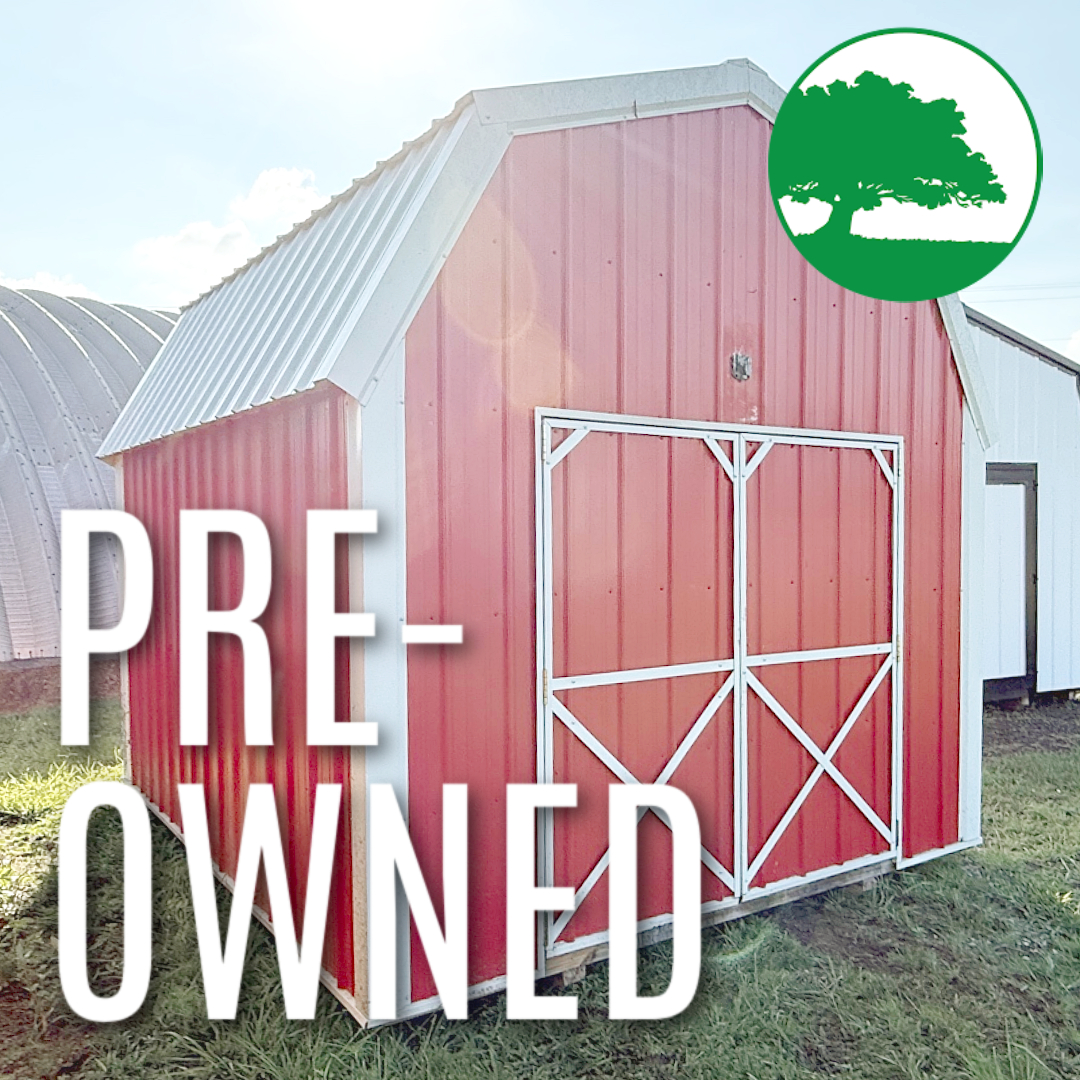 PRE-OWNED 10' x 12' Metal "Lofted Barn"