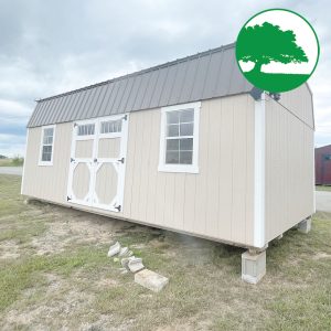 PRE-OWNED 12' x 24' Painted "Side Lofted / Workshop"