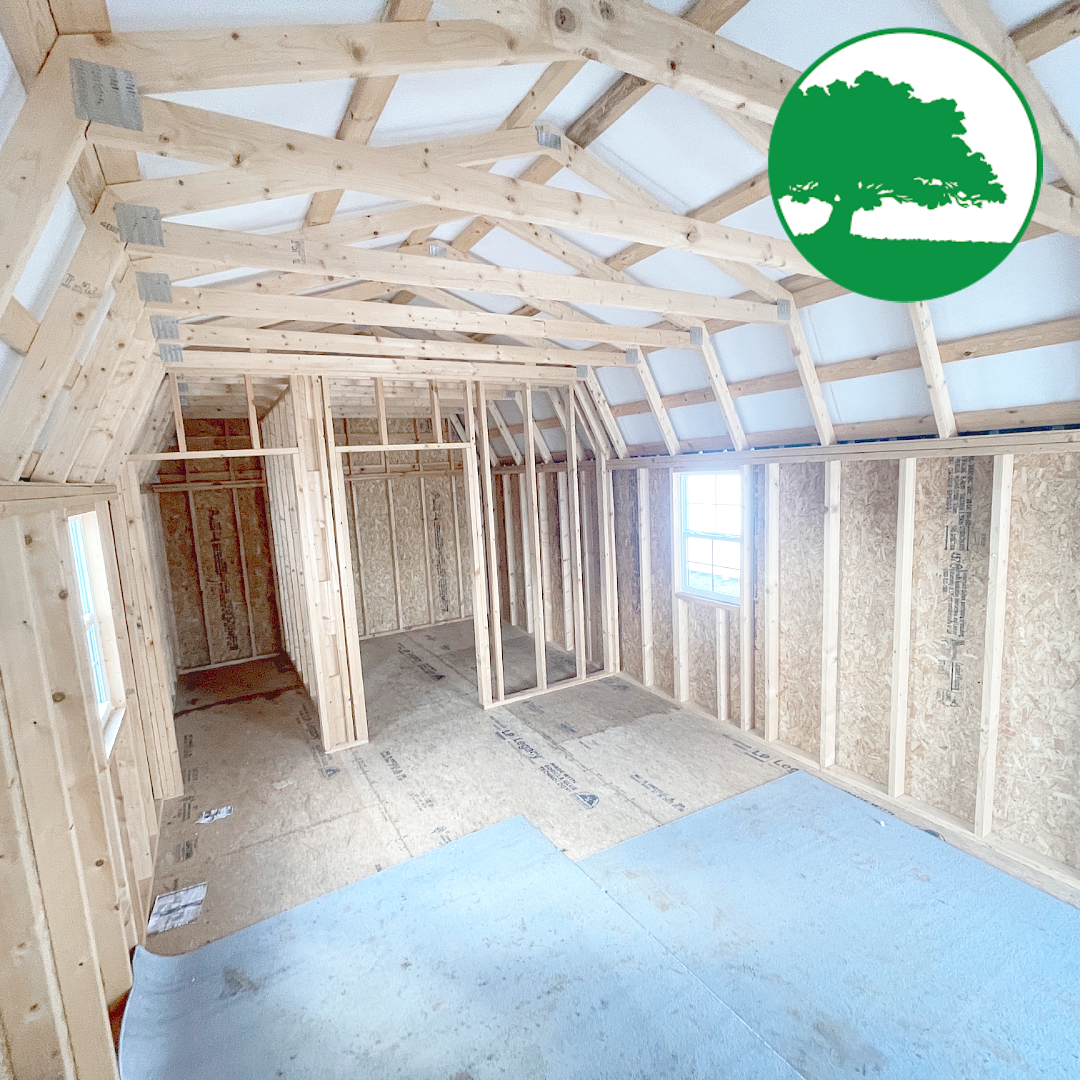 PRE-OWNED 12' x 28' Painted "Lofted Cabin" - Image 7