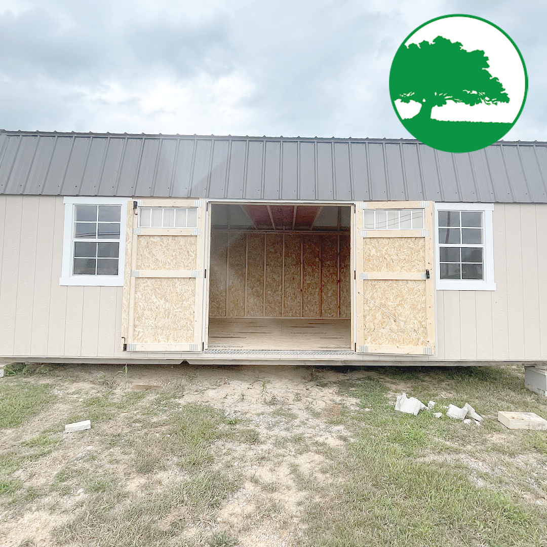PRE-OWNED 12' x 24' Painted "Side Lofted / Workshop" - Image 4