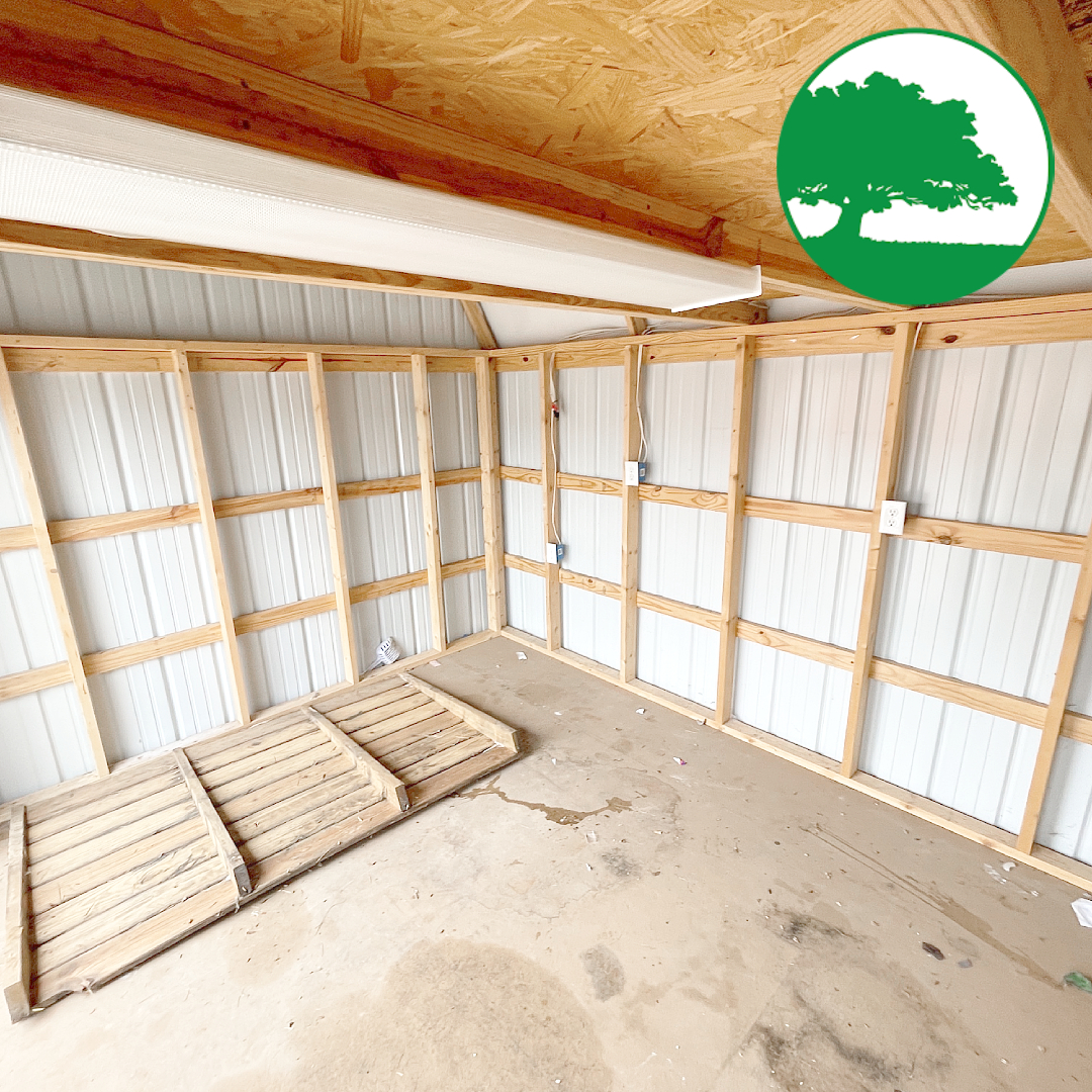 PRE-OWNED 10' x 12' Metal "Side Loft Barn" - Image 2