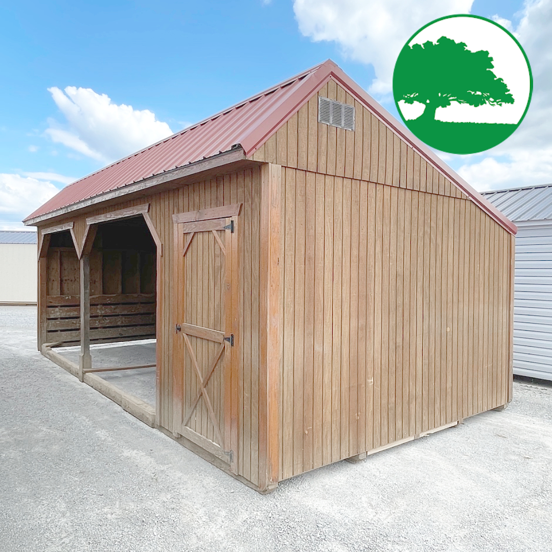 PRE-OWNED 12' x 24' "Animal Shelter w/ Tack Room" - Image 8
