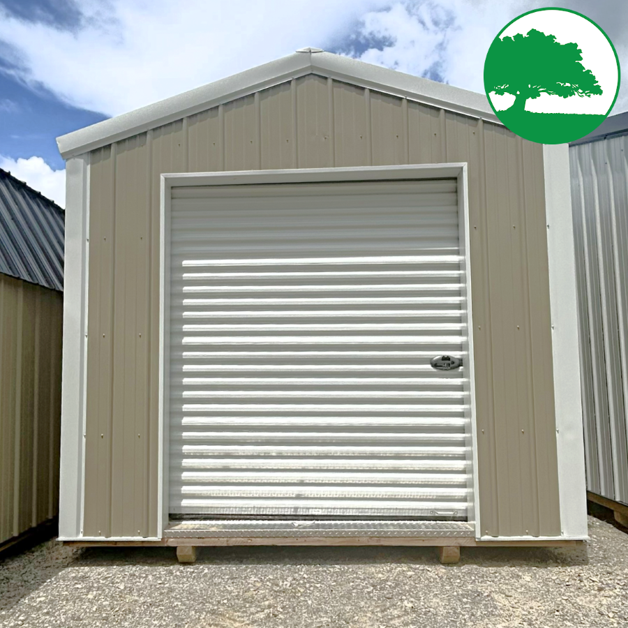 10' x 16' Metal "Utility w/ Roll-Up" - Image 2