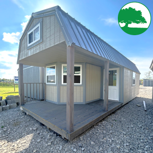 12' x 28' Treated "Deluxe Lofted Cabin"