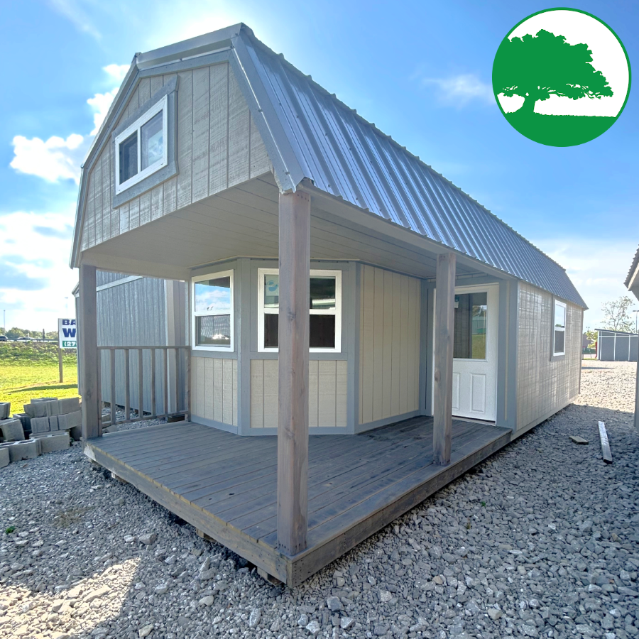 12' x 28' Treated "Deluxe Lofted Cabin"