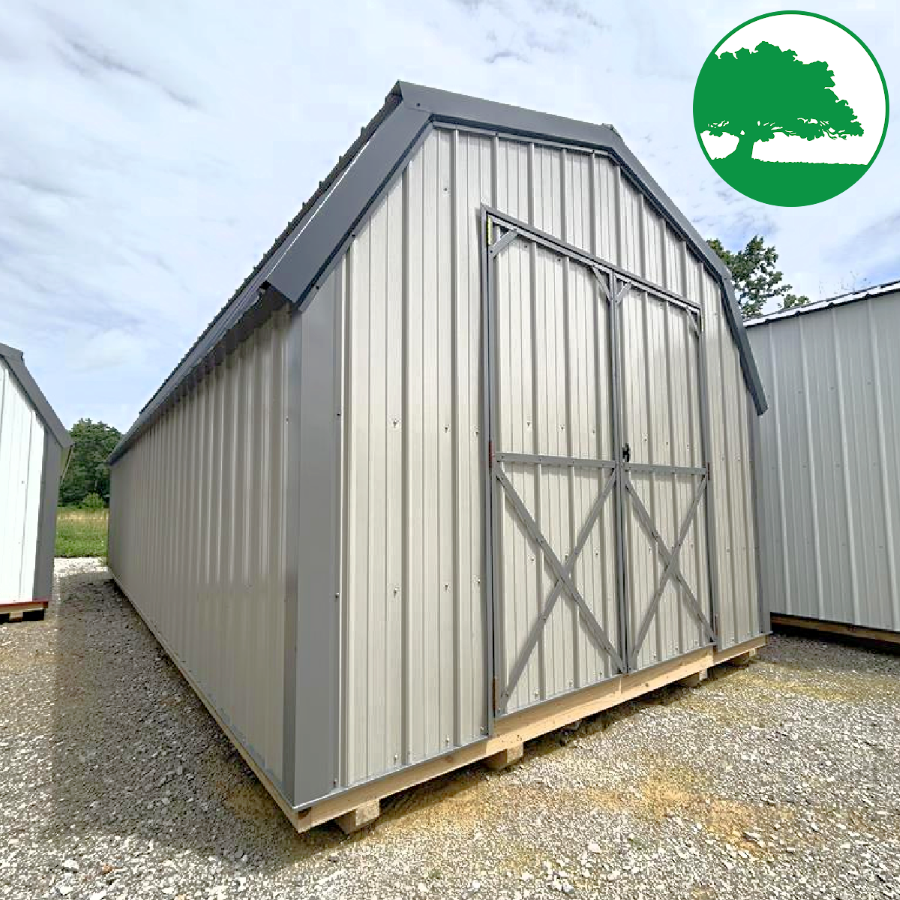 12' x 28' Metal "Mid Loft Barn"
