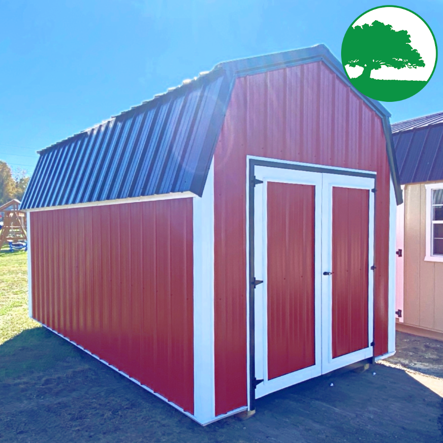 9' x 15' Metal "Lofted Barn" - Image 2