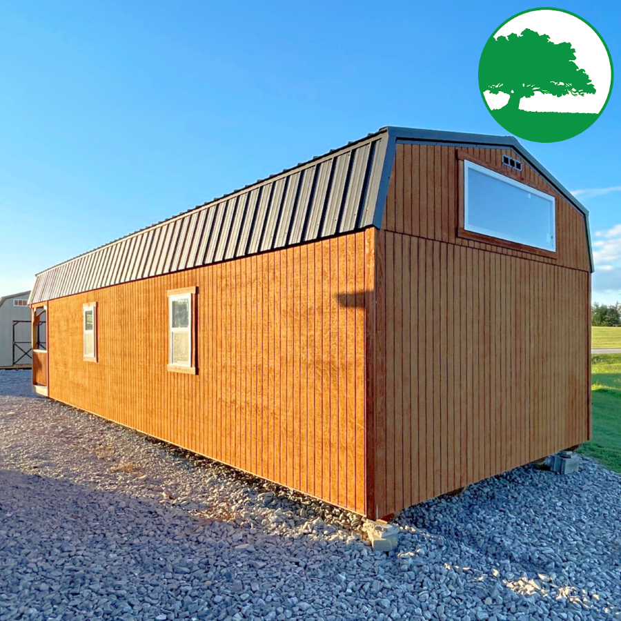 14' x 40' Treated "Lofted Cabin w/ Electric" - Image 2