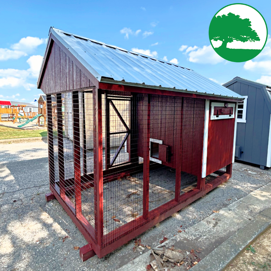 6' x 10' Painted "Combination Coop" - Image 2