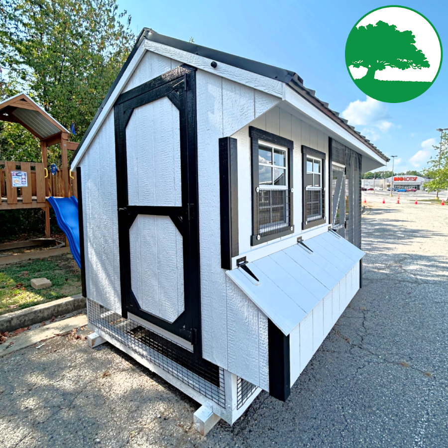 6' x 12' Painted "Combination Coop" - Image 2