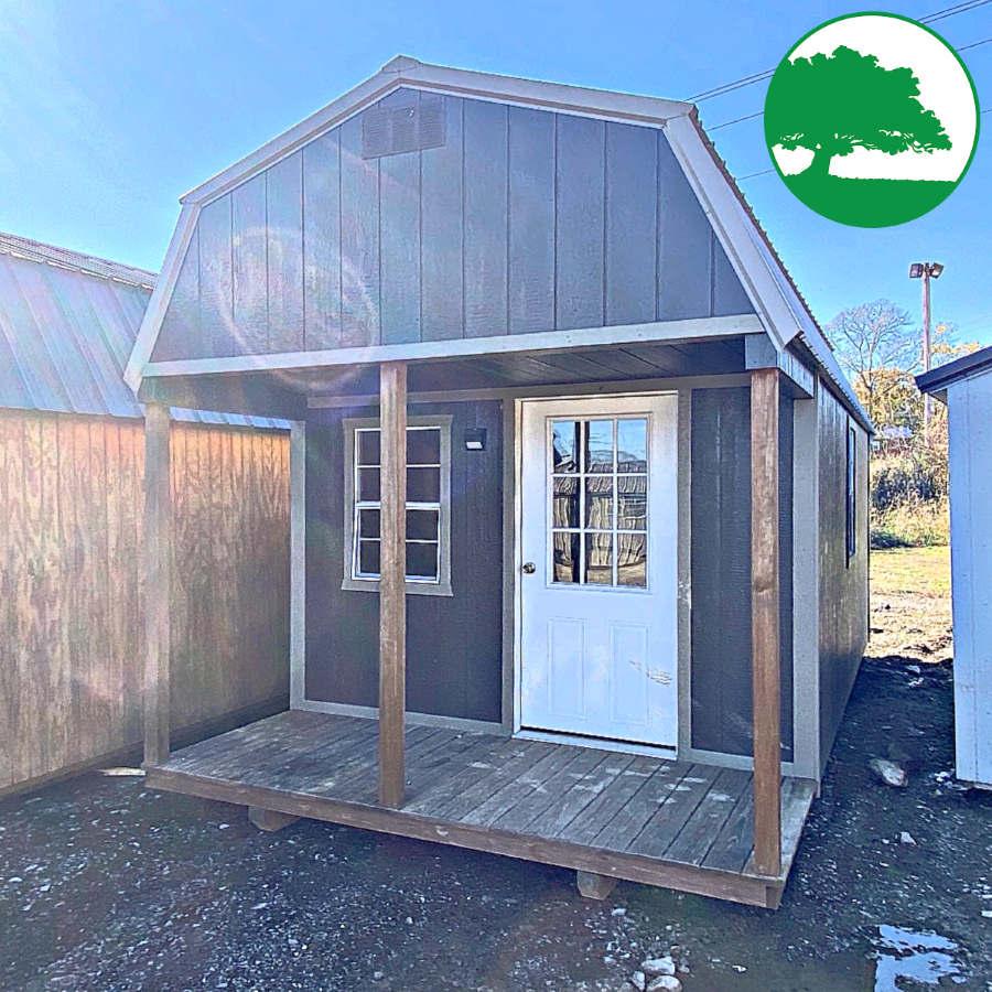 PRE-OWNED 10' x 20' Painted "Lofted Cabin" - Image 3