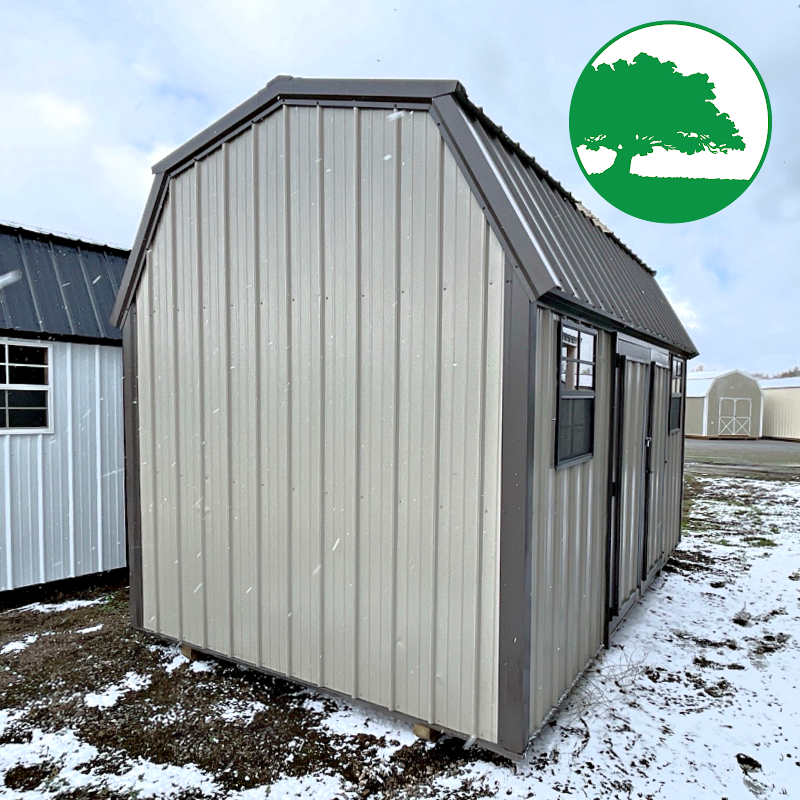 PRE-OWNED 9' x 15' Metal "Side Lofted Barn" - Image 4