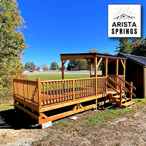 10' x 20' Sunrise "Half Roof Porch"