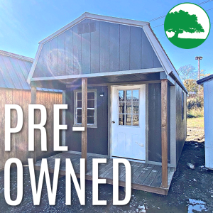 PRE-OWNED 10' x 20' Painted "Lofted Cabin"