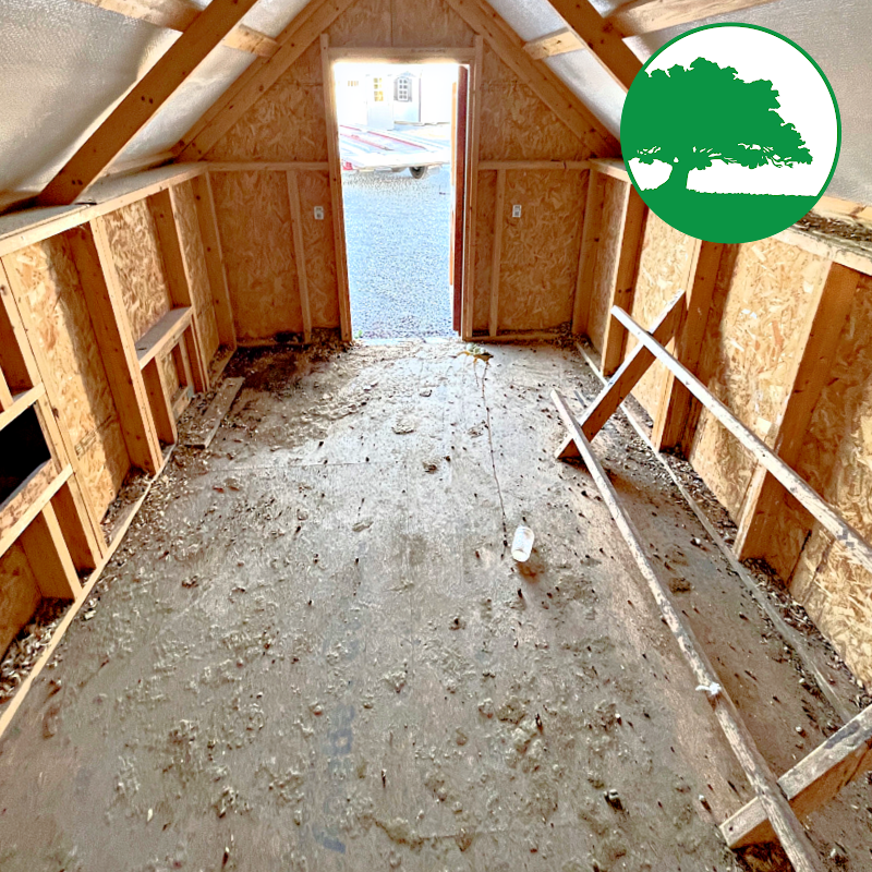 PRE-OWNED 8' x 12' Painted "A-Frame Coop" - Image 3