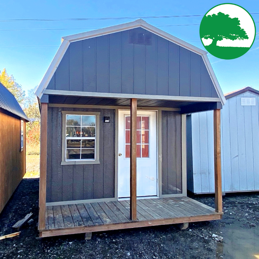 PRE-OWNED 10' x 20' Painted "Lofted Cabin" - Image 2