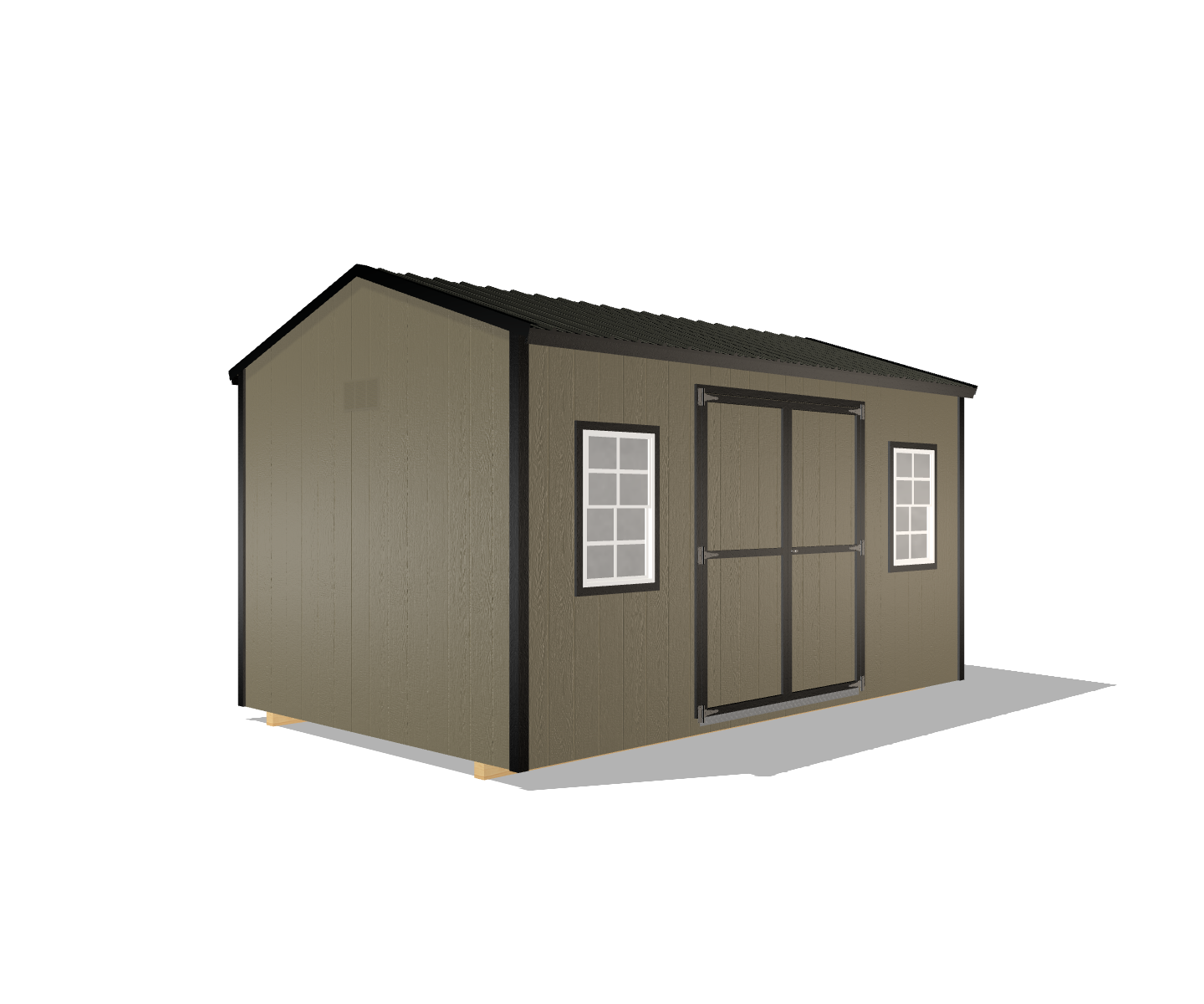 10' x 16' Painted "Side Utility"